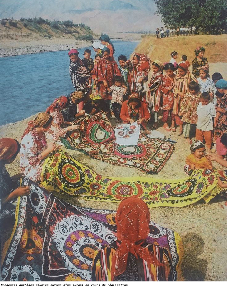Le suzani, une broderie qui raconte une histoire