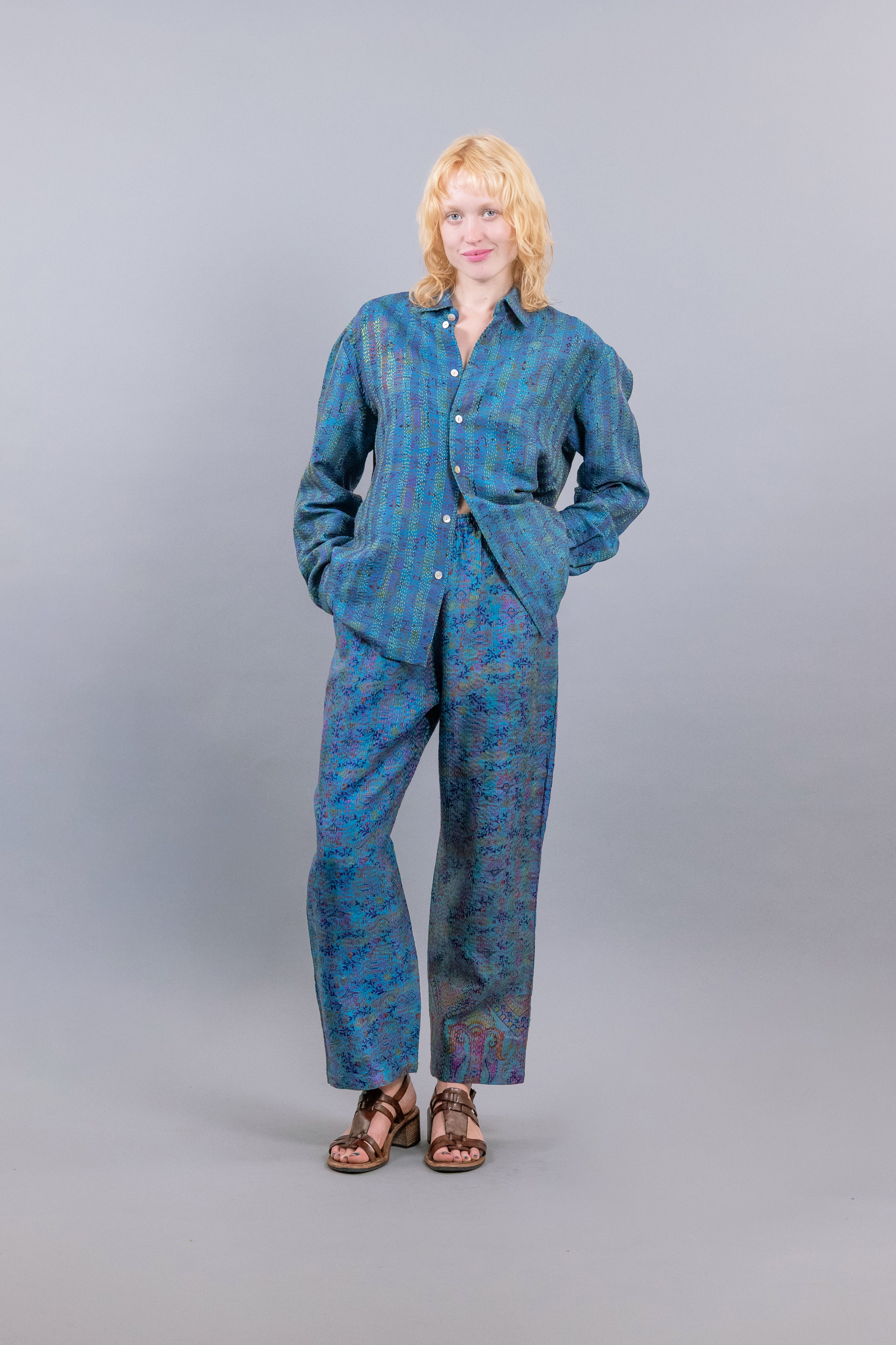 Pantalon Jim Bicolore