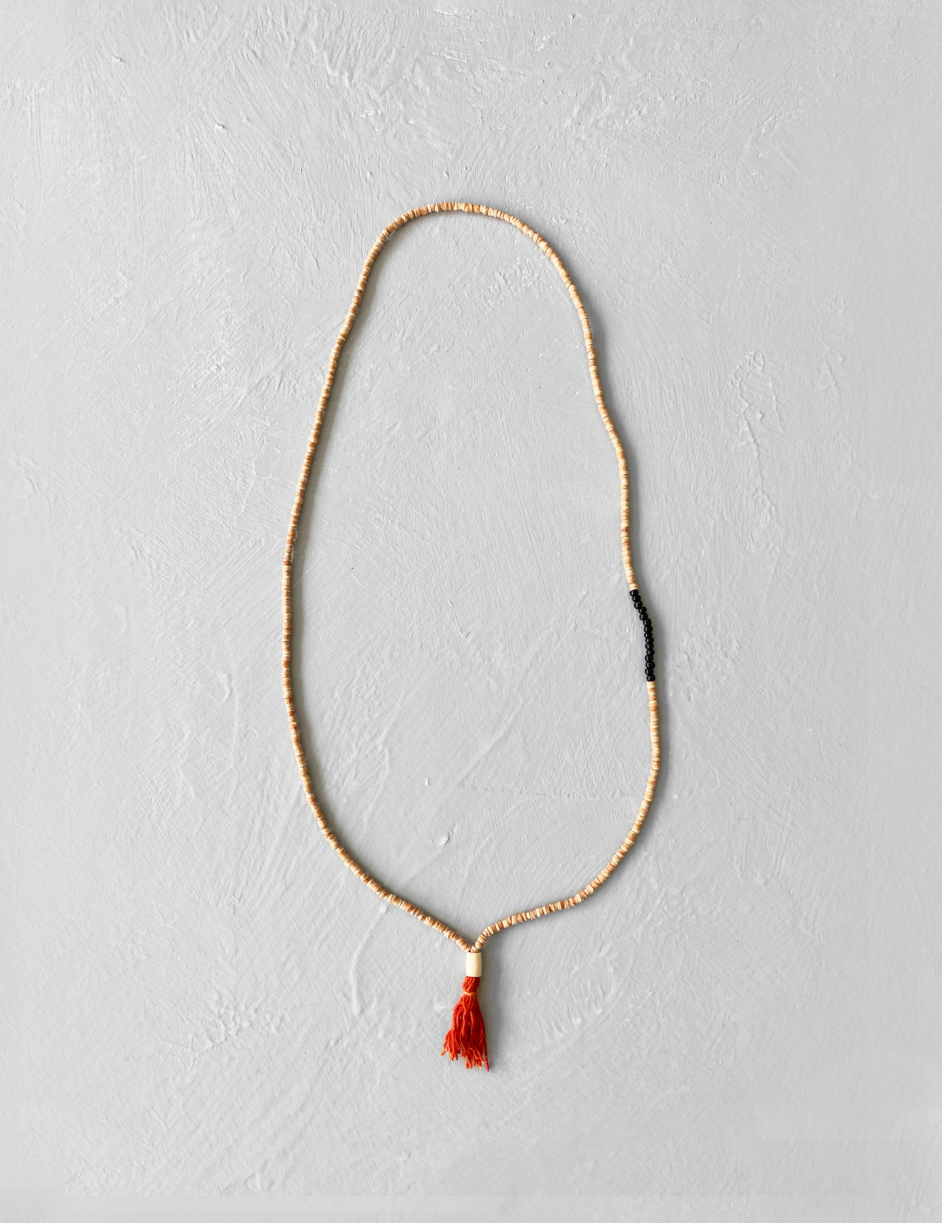 Collier Tulsi-mala Noir