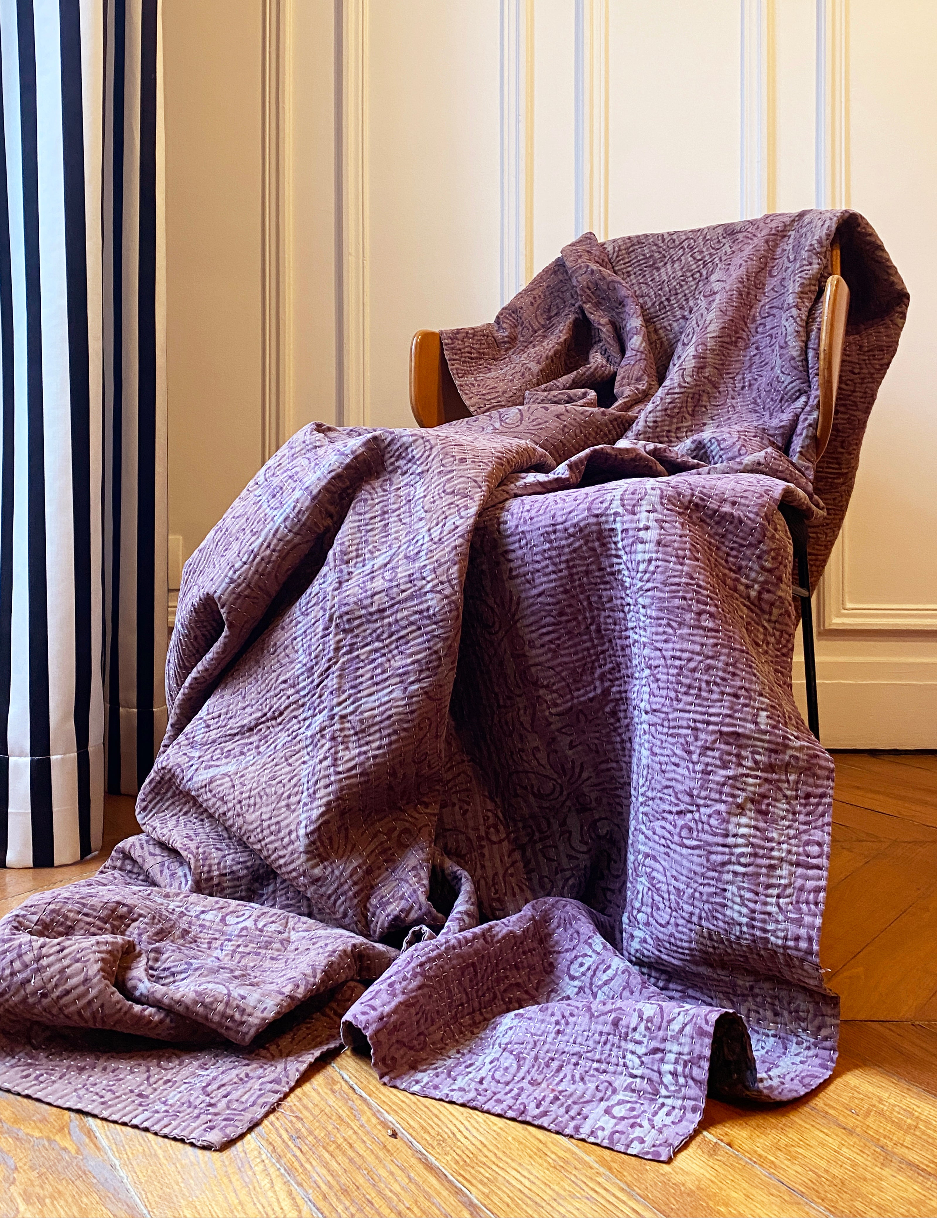 Dessus de lit Bagru Indigo