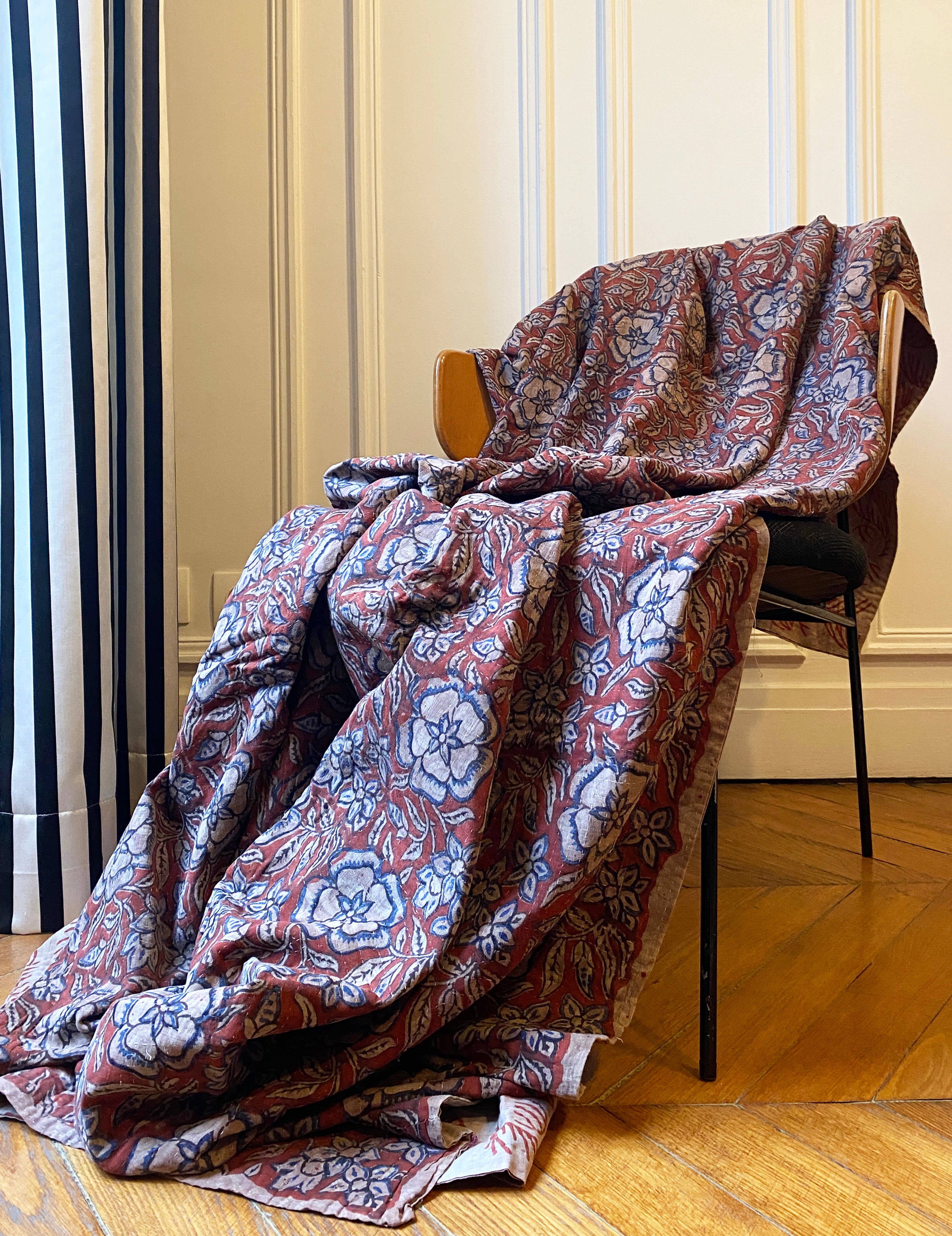 Dessus de lit Bagru Prune