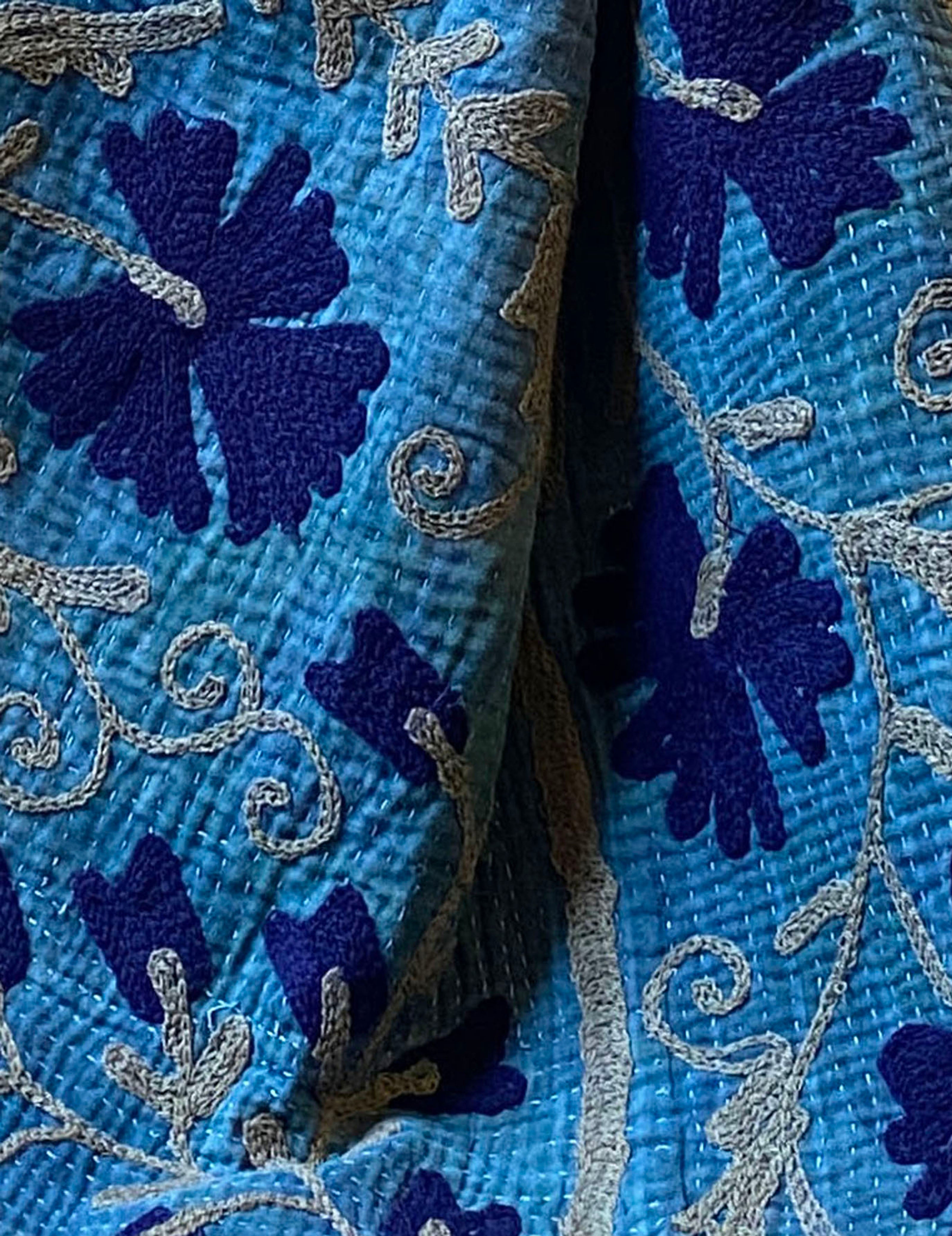 Dessus de lit Dili  Bleu