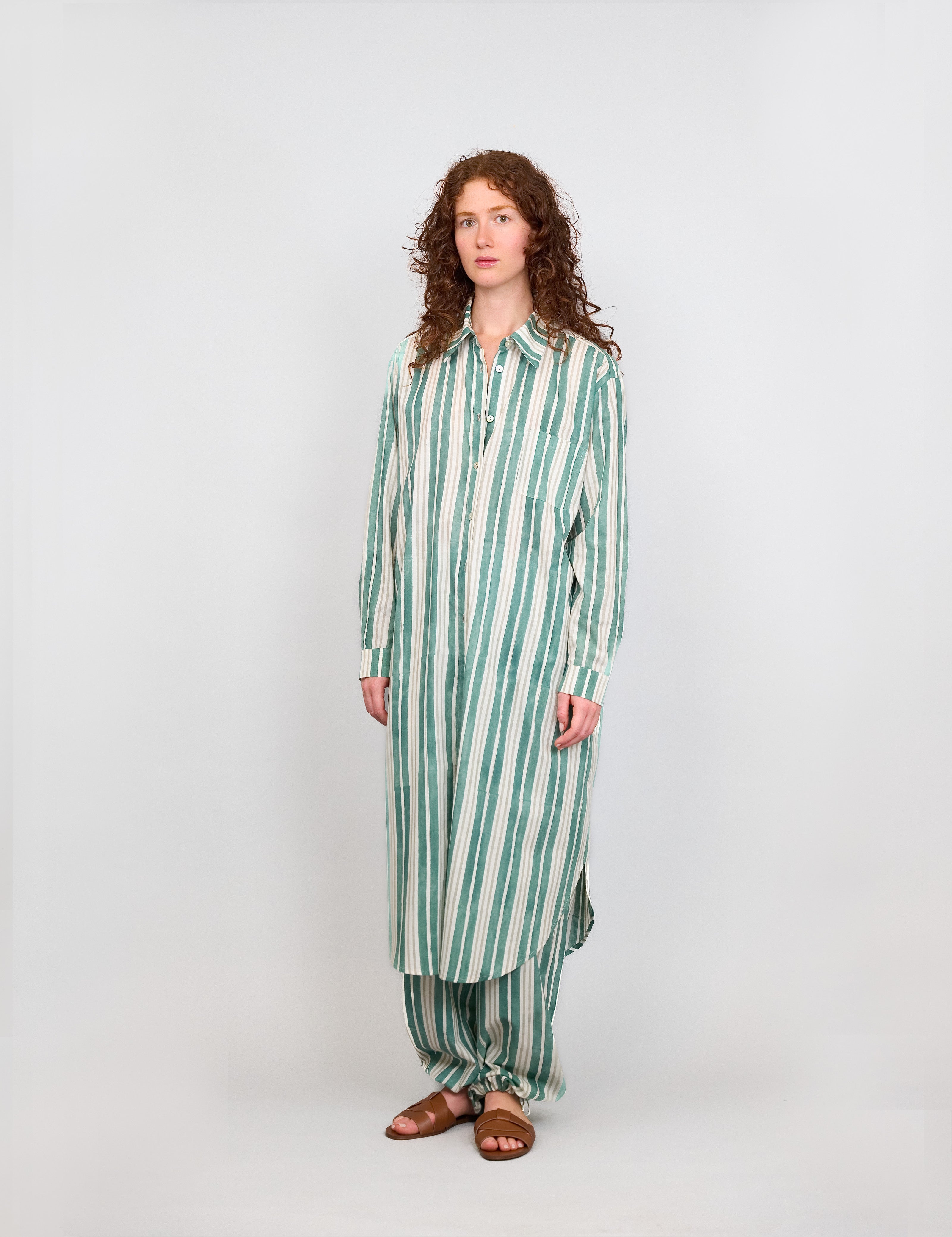 Pantalon Esther Stripe Sea